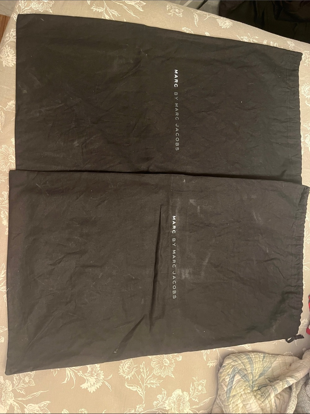 Marc by marc jacobs dust bag set of 2****